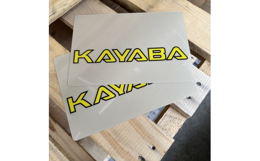 VERTICAL SHOWA LOGO FORK DECALS